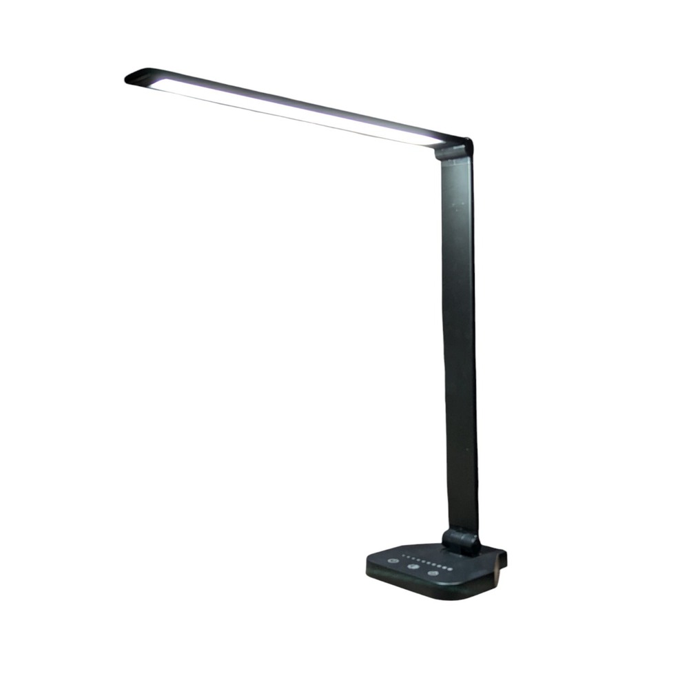 Desk Lamp LED Dimmable Table Lamp Reading Lamp with USB Charging Port Black